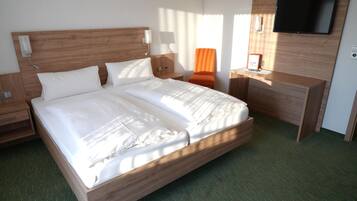 Quarto casal conforto, banheiro privativo | 1 quarto, Wi-Fi de cortesia