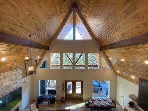 Interior - New Aframe Cabin/7 Arcades/HotTub/FirePit/Movie Screen/Stargazing Hammock/ (Broken Bow)