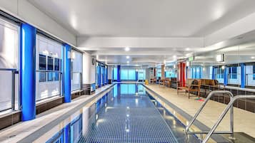 Indoor pool, a heated pool