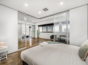 4 bedrooms, iron/ironing board, travel crib, WiFi