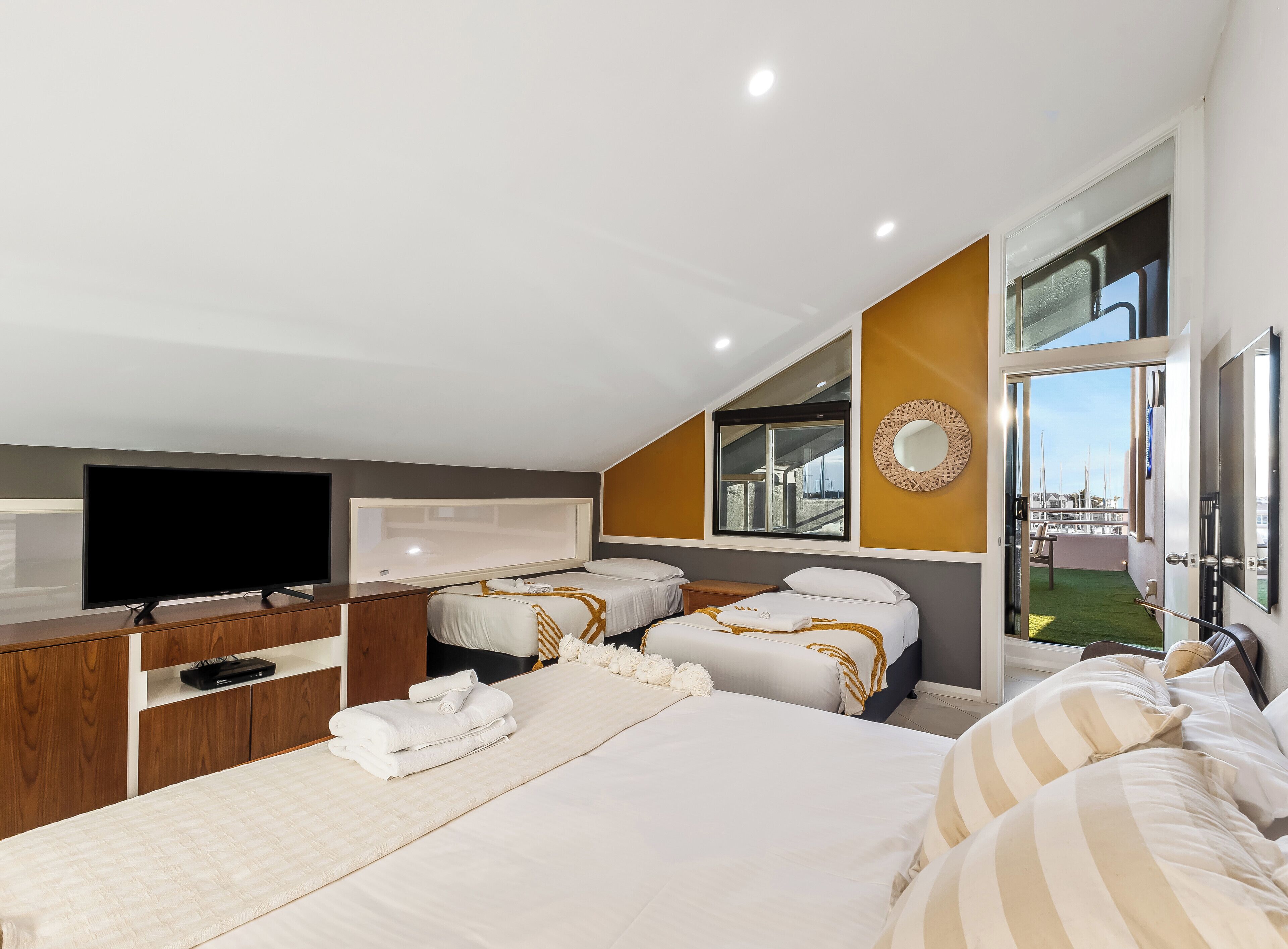 3 bedrooms, iron/ironing board, travel cot, WiFi