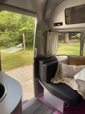 Premium Room, 1 Queen Bed, Resort View | Living area - The Range Vintage Trailer Resort (Ennis)