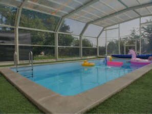 Indoor pool, outdoor pool