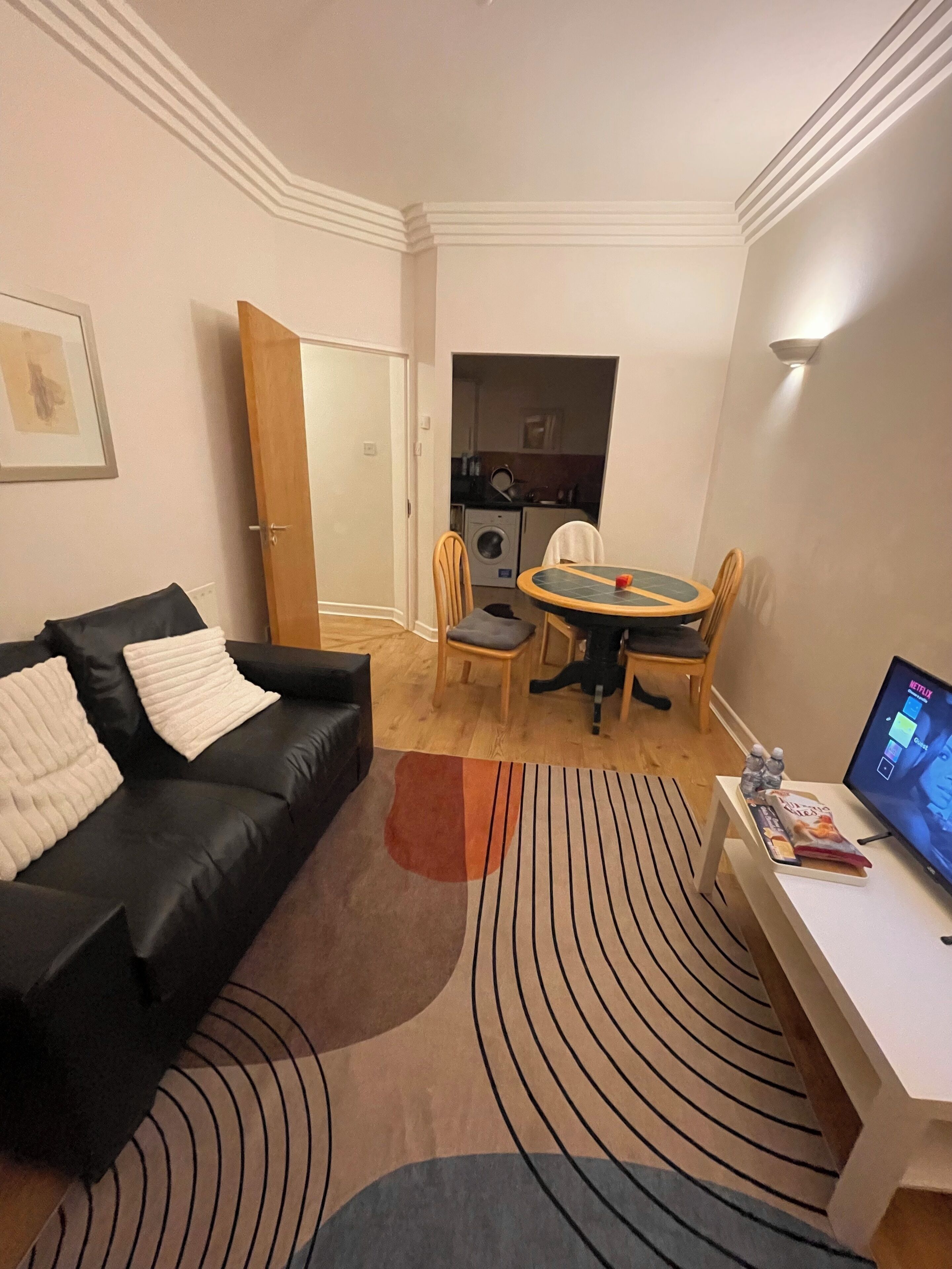 Appartement Confort, vue jardin | Coin séjour