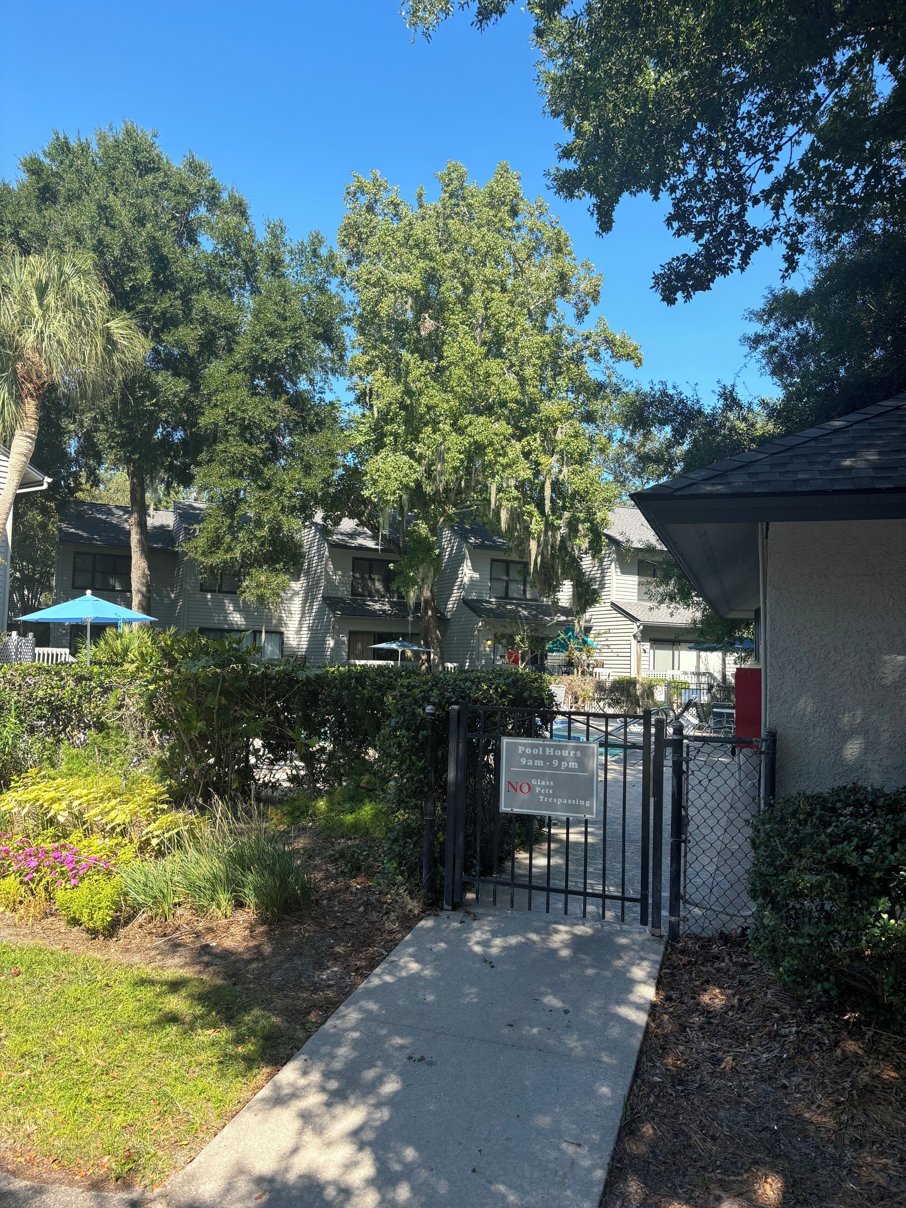 Enceinte de l’hébergement