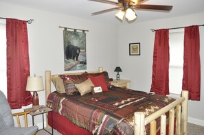 2 chambres, fer et planche à repasser, draps fournis