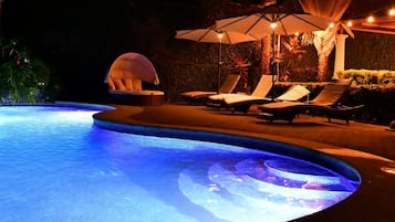 Front of property – evening/night