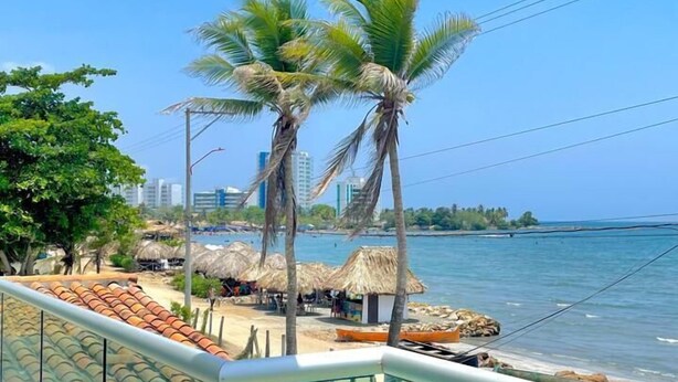 Deluxe Suite, Balcony, Beach View | Balcony - Mashalá Hotel (Coveñas)