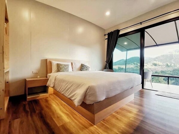 Maison, vue colline | 1 chambre, rideaux occultants