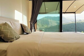 1 chambre, rideaux occultants