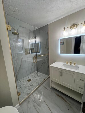 Hair dryer, towels, soap, shampoo - Luxe Central Suburban Retreat- close to speedway and airport (Hampton)