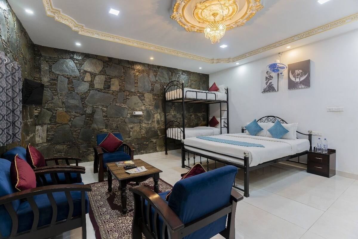 Chambre Familiale, plusieurs chambres, balcon, vue montagne