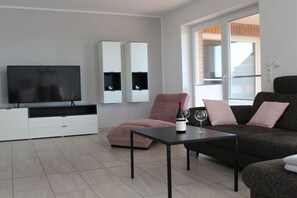 Fernseher, Kamin