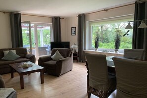 Fernseher, Kamin