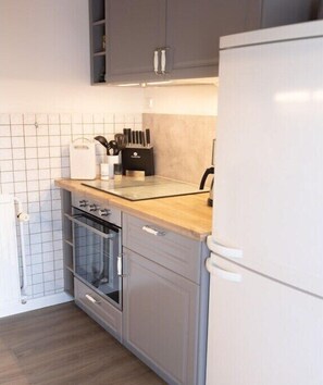 Kühlschrank, Ofen, Herdplatte, Geschirrspüler