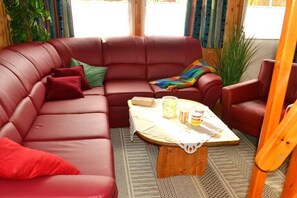 Fernseher, DVD-Player, Bücher