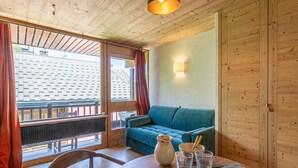 Living area - Studio 19m², Balcony, Ski-in/Ski-out - Val d'Isère (Val-d'Isère)