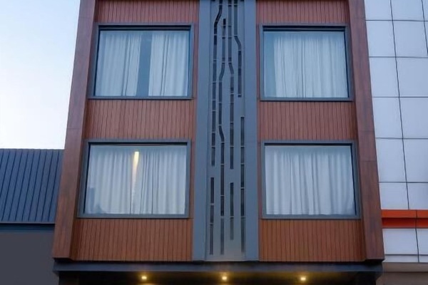 Façade de l’hébergement
