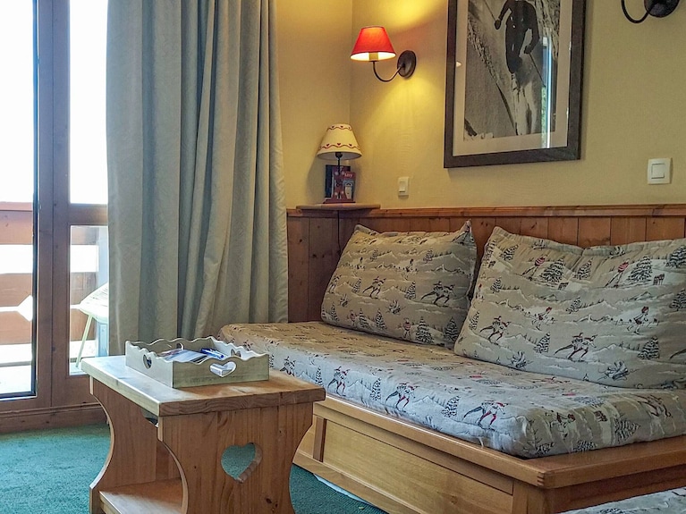 Cozy 1-bedroom Apartment In Valmorel, Near Lifts And Center, With Balcony - Brides-les-Bains