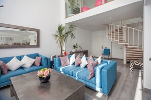 Living area - Magnificent apartment Hivernage Marrakech-Piscine-Parking (Marrakech)