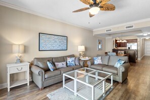 TV - Beachfront Penthouse Bliss: 2BR Luxury Retreat (North Myrtle Beach)