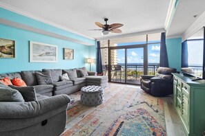TV - Unwind in Style: 3-Bedroom Oceanfront Condo (North Myrtle Beach)