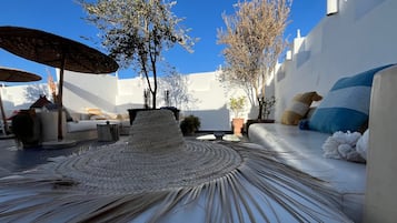 Villa, en-suite badkamer (Riad Malaïka) | Terras
