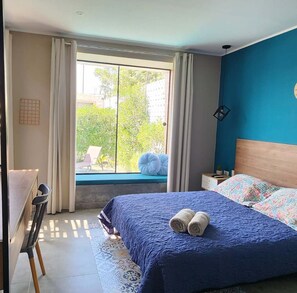 2 slaapkamers, een strijkplank/strijkijzer, wifi, beddengoed