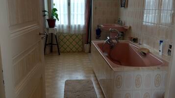 Towels, soap, toilet paper