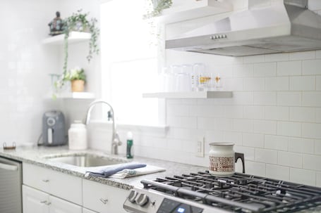 Private kitchen. Lovely Historic District Retreat