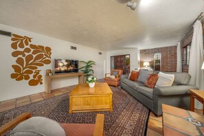 TV connectée, cheminée