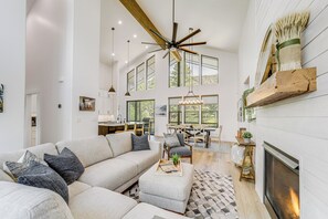 Front of property - Luxe Pine Home w/ Tonto National Forest Access! (Pine)