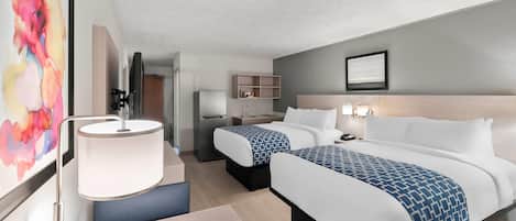 Laptop workspace, blackout drapes, free WiFi, bed sheets