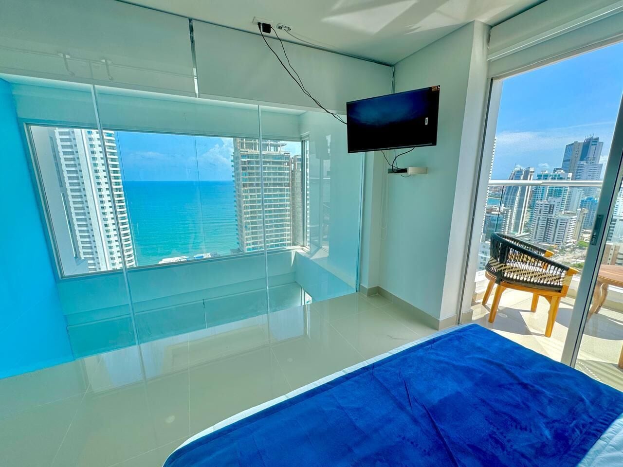 Apartemen Deluks, pemandangan laut | Pemandangan pantai/laut