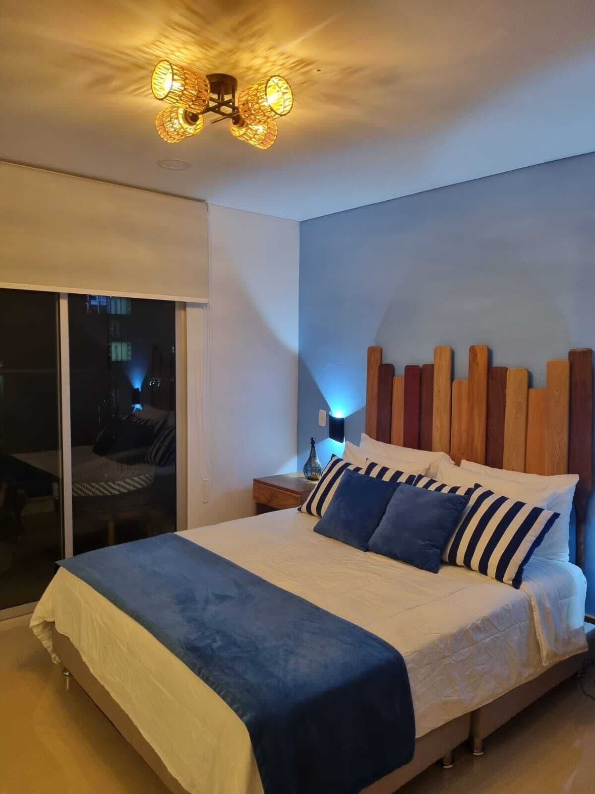 디럭스 아파트, 바다 전망 | 2 개의 침실, 고급 침구, 필로우탑 침대, 객실 내 금고