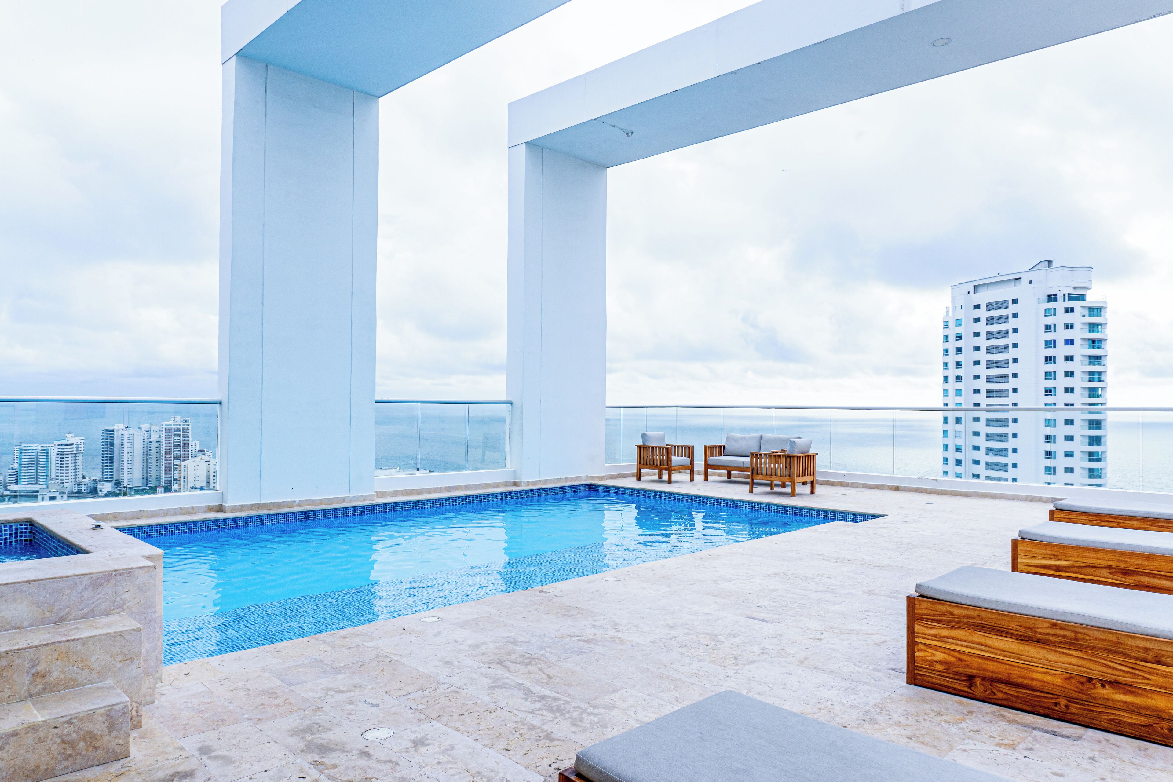 디럭스 아파트, 바다 전망 | 테라스/파티오