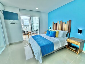 2 slaapkamers, luxe beddengoed, pillowtop-bedden, een kluis op de kamer