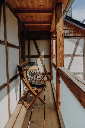 Outdoor dining - Vacation apartment Linda (Ilmenau)