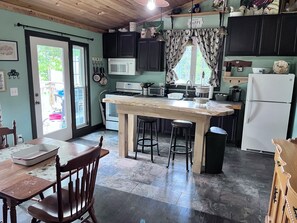 Microwave, oven, stovetop