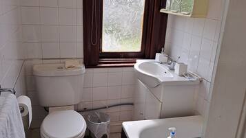 Towels, soap, toilet paper