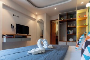 Honeymoon-Doppelzimmer | Verdunkelungsvorhänge, Bügeleisen/Bügelbrett, kostenloses WLAN