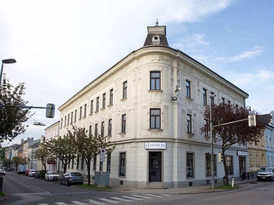 Overnatningsstedets facade