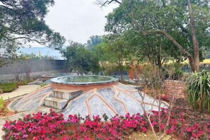 A szálláshely külső területei