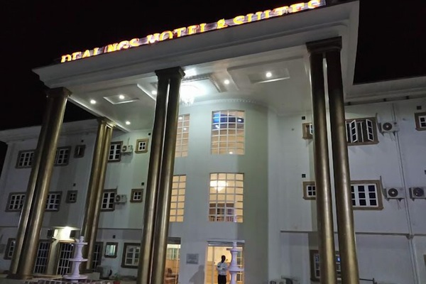 Front of property - evening/night