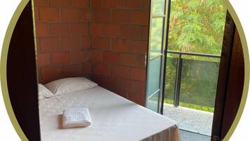 Basic Double Room, City View | Terrace/patio