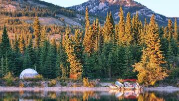 Tent, 1 Queen Bed, Lake View | Terrace/patio