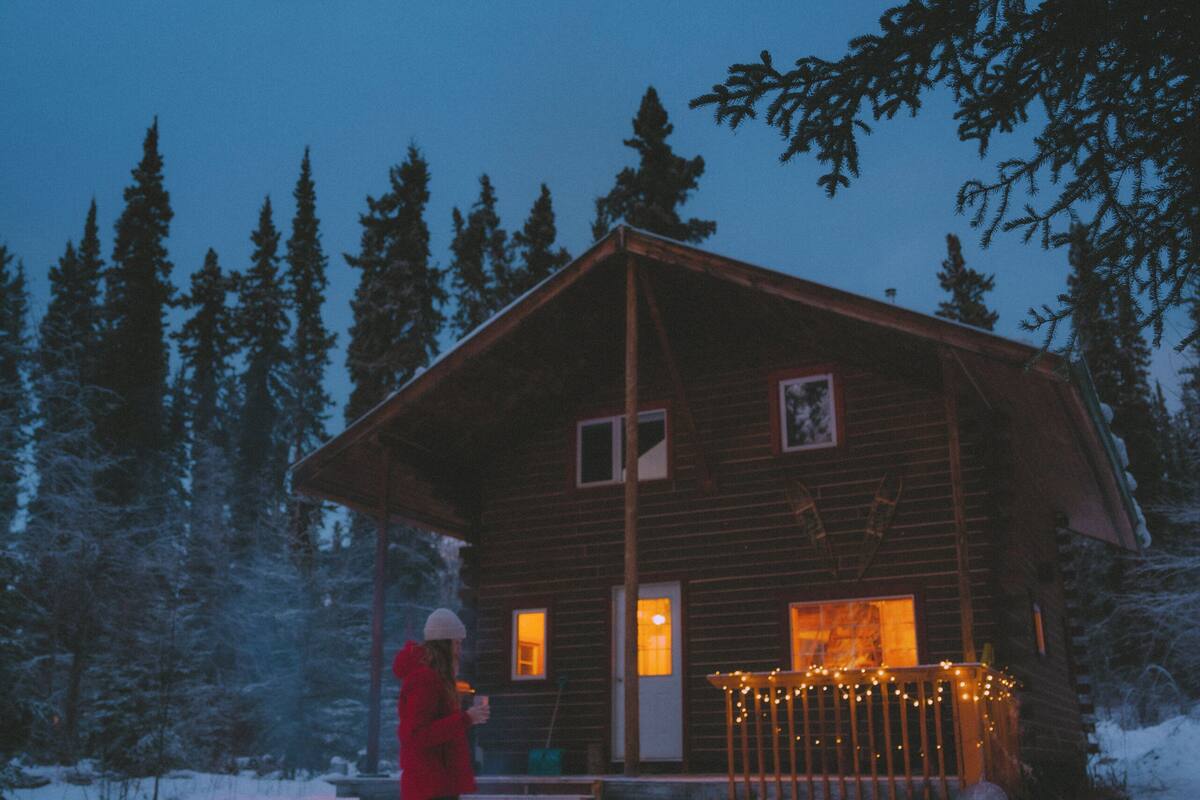 Comfort Cabin, 1 Bedroom, Lake View | Teres/patio