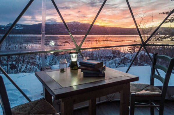 帳棚, 1 張加大雙人床, 湖景 | 湖景