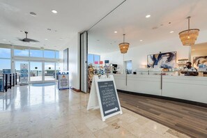Shop in a clean, well-organized space with easy access to the outside.