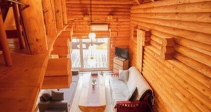 Lake Toya Hillside House/大型のログハウスで自然と過ごせる!